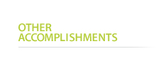 Other Accomplishments